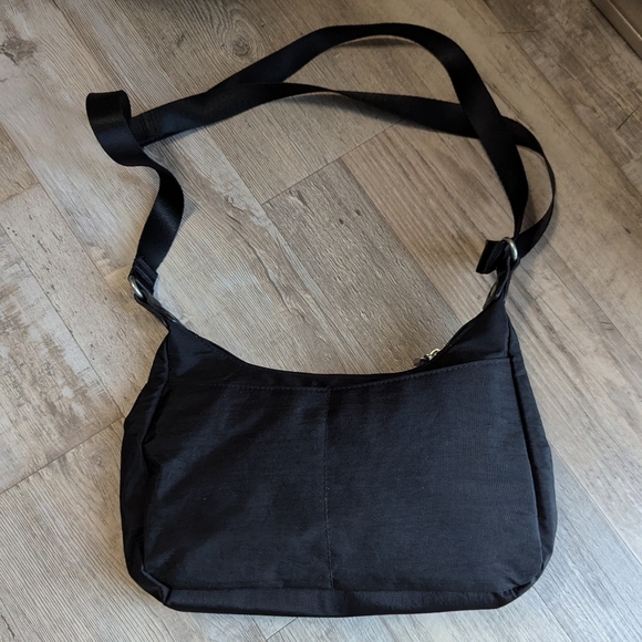 BAGGALLINI black nylon crossbody shoulder bag - Picture 2 of 9